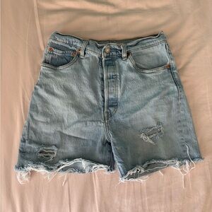 Distressed Denim Women Shorts